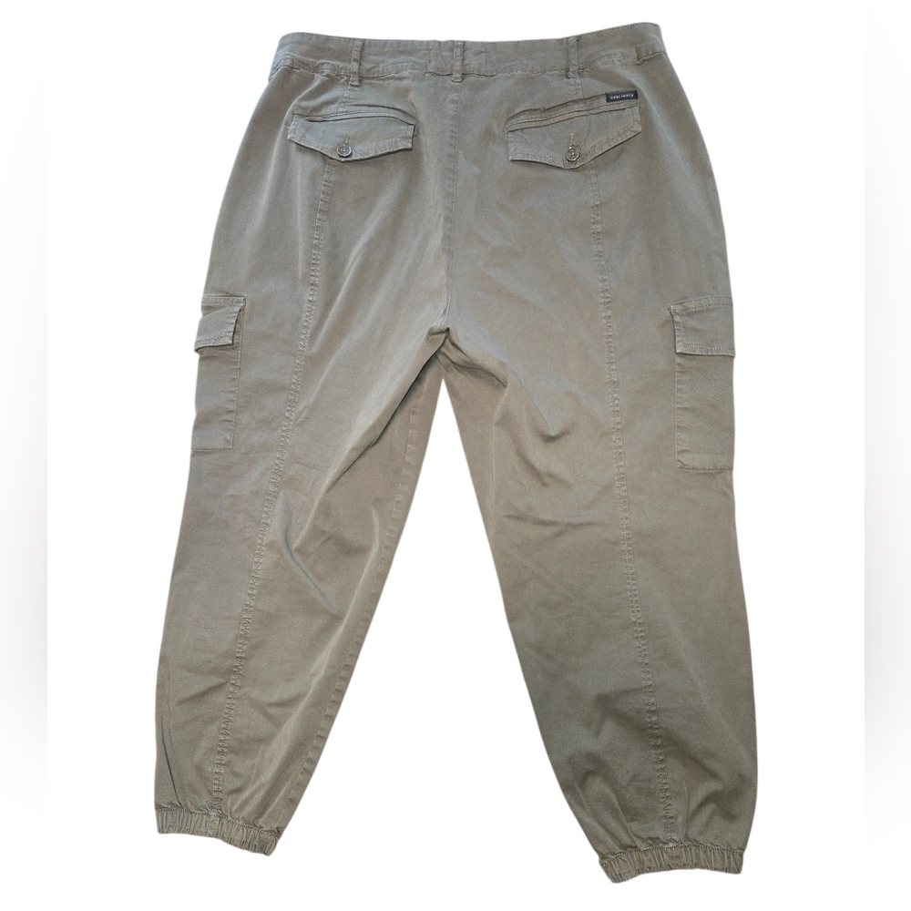 Santuary Women's Jogger Cargo Pants, Olive Green 18W - Picture 2 of 9
